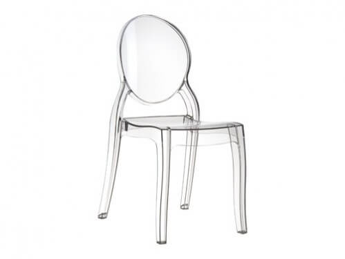 Alquiler de sillas transparentes de diseño